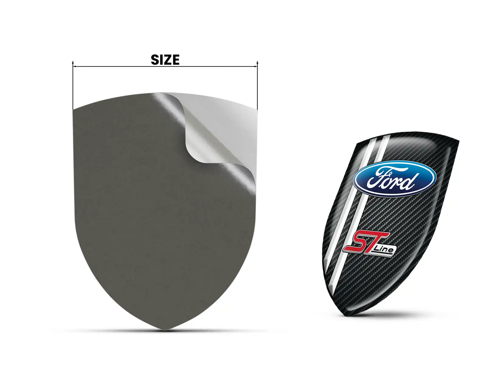 Ford Pegatina Con Relieve Máximo Estilo Pro Rendimiento